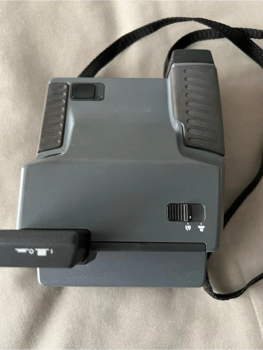 Vintage Polaroid Impulse 600 Plus Film Camera with Strap